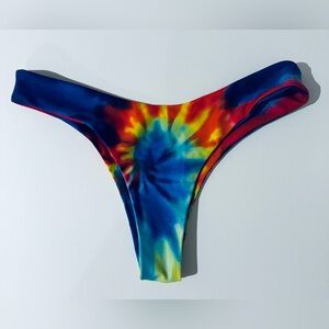 Vibrant Very Cheeky Tie-Dye Bikini Bottom